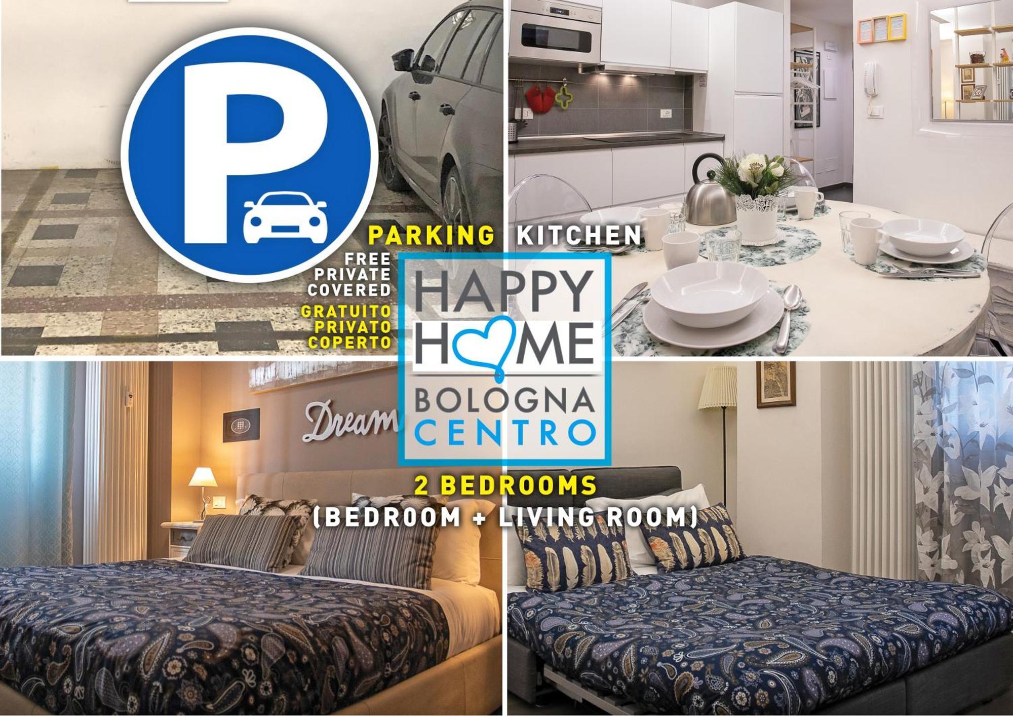Happy Home Bo Centro Free Private Parking Bolonia Zewnętrze zdjęcie